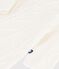 Combinaison b&eacute;b&eacute; en tricot laine et coton uni blanc