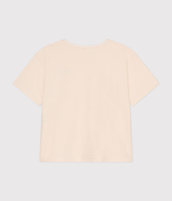 Tee-shirt le Boxy en coton femme écru AVALANCHE