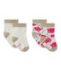 Lot de 2 paires de chaussettes bébé fille