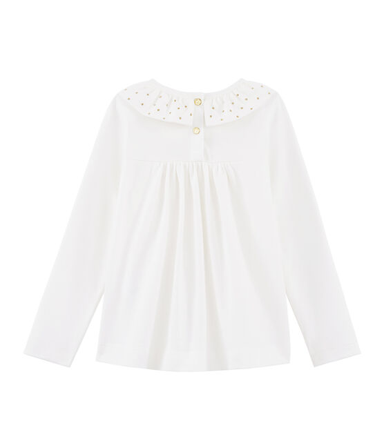 Blouse enfant fille blanc MARSHMALLOW