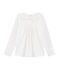Blouse enfant fille blanc MARSHMALLOW
