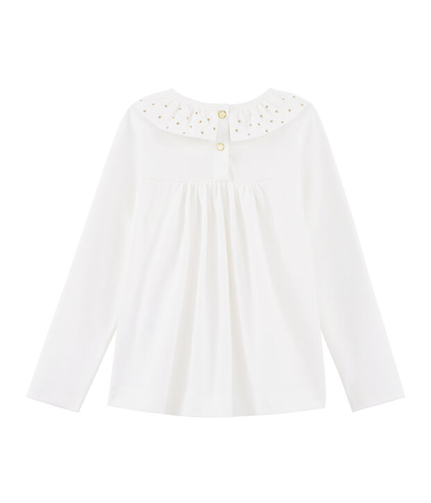 Blouse enfant fille blanc