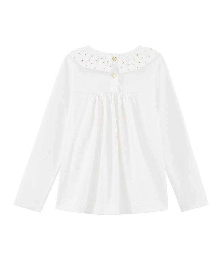 Blouse enfant fille blanc