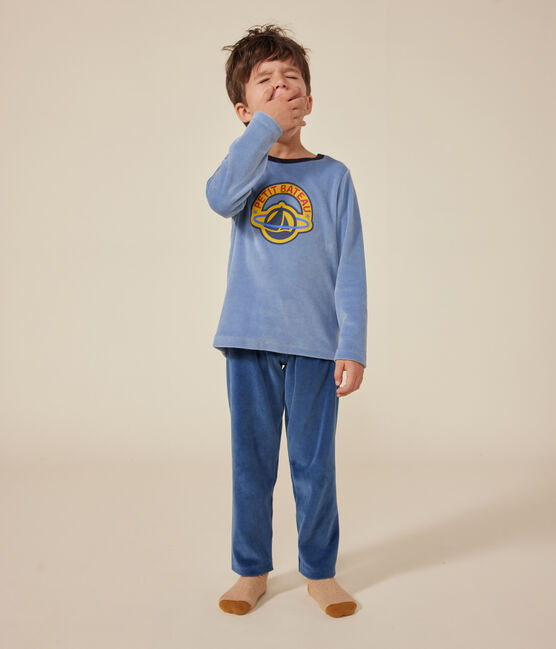 Pyjama uni en velours enfant INCOGNITO/ BEACH