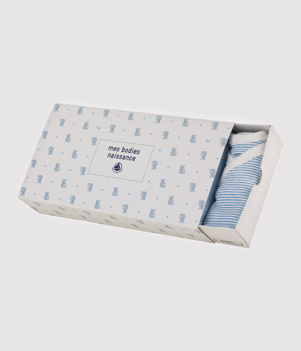 Lot de 5 bodies naissance manches longues b&eacute;b&eacute; multicouleur