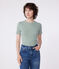 Tee-shirt Femme l'Iconique en coton rayé PALMERAIE/ MARSHMALLOW