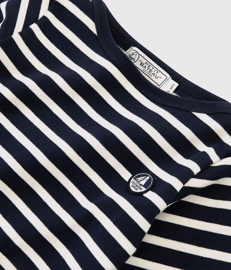 Marini&egrave;re iconique enfant gar&ccedil;on bleu SMOKING/blanc MARSHMALLOW