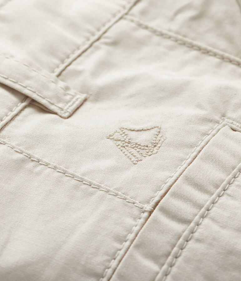 Short b&eacute;b&eacute; gar&ccedil;on en serge beige