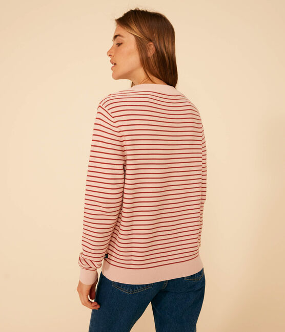 Pull rayé en coton femme SALINE/ FAMEUX