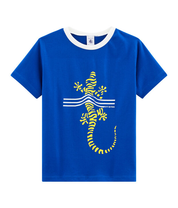 Tee-shirt enfant garcon bleu