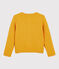 Cardigan en tubique enfant Fille jaune BOUDOR