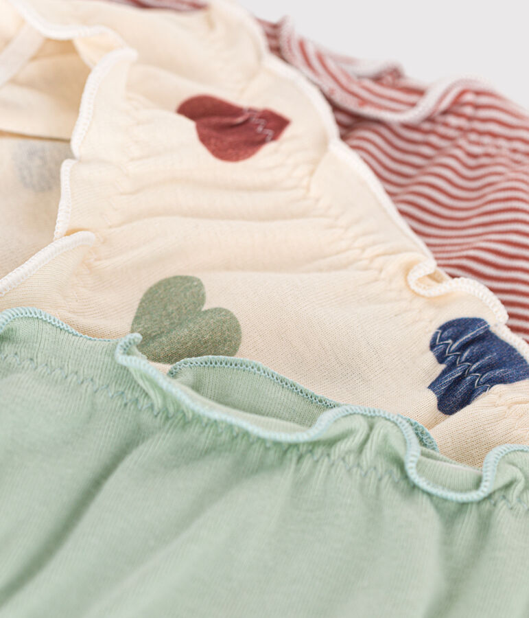 Lot de 3 culottes froufrou en coton enfant variante 1