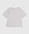 Tee-shirt le Boxy en tubique femme blanc AVALANCHE/ SKY CHINE