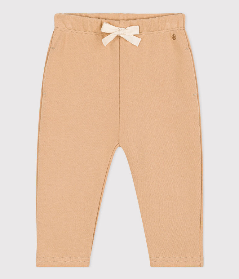Pantalon en molleton b&eacute;b&eacute; beige TOURONE