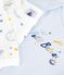 Lot de 2 bodies manches longues en coton. multicouleur