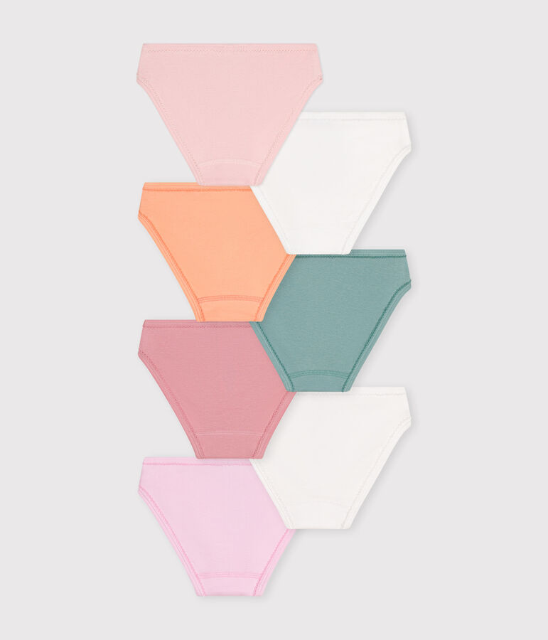 Lot de 7 culottes unies en coton enfant variante 1