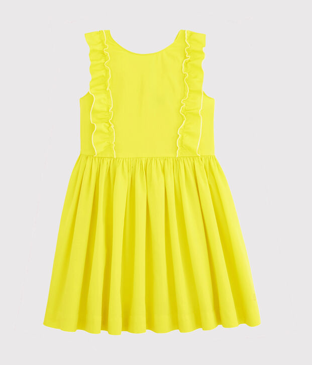 Robe enfant fille jaune
