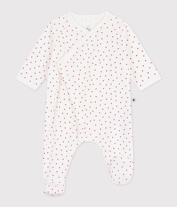 Pyjama bébé en coton petit cœur