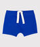 Short bébé mixte uni bleu SURF