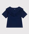Tee-shirt en jersey flammé enfant fille bleu MEDIEVAL