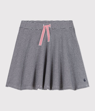 Jupe enfant en coton à rayures