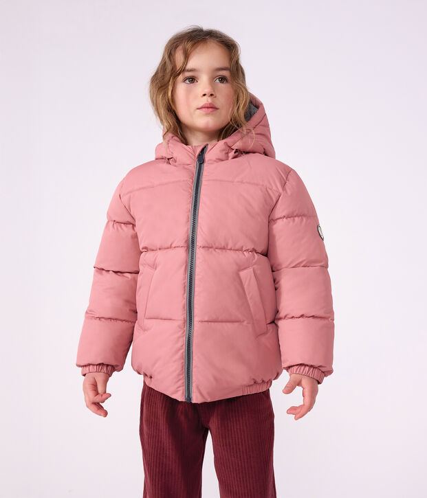 Doudoune enfant unie rose