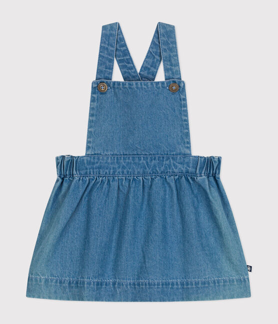 Robe sans manche en denim léger bébé bleu DENIM CLAIR