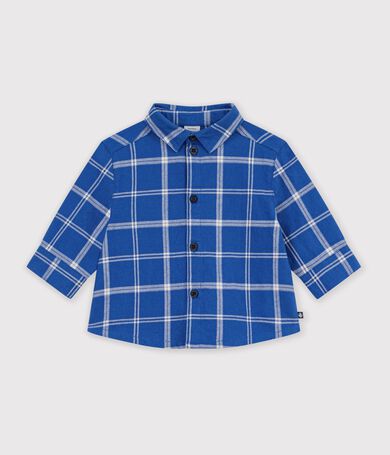 Chemise b&eacute;b&eacute; en flanelle &agrave; carreaux