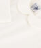 Tee-shirt manches longues coton enfant fille blanc
