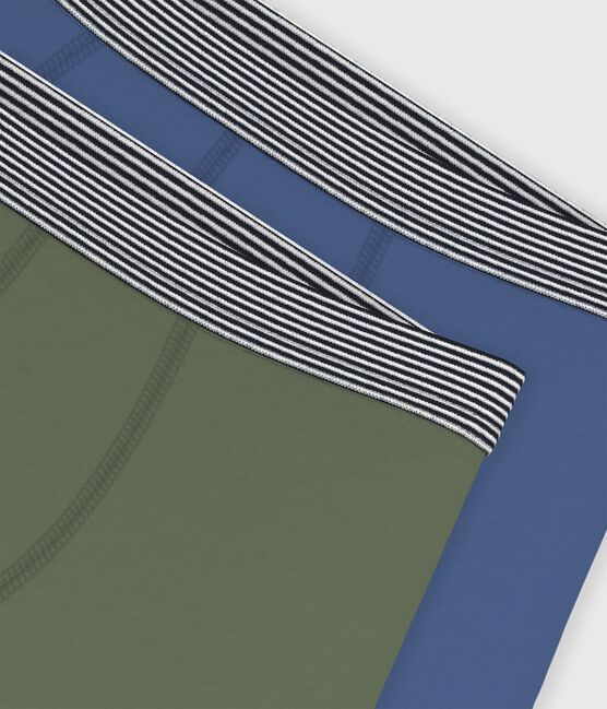 Lot de boxers enfant en coton et élasthanne uni variante 1