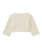 Cardigan bébé fille à rayures blanc MARSHMALLOW/jaune DORE