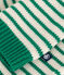 Pull en tricot de laine et coton bébé vert JARDIN/ AVALANCHE