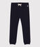 Pantalon de jogging en molleton enfant fille bleu SMOKING