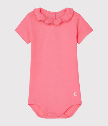 PETIT BATEAU - Body bébé fille à collerette