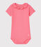 Body bébé fille à collerette rose CUPCAKE