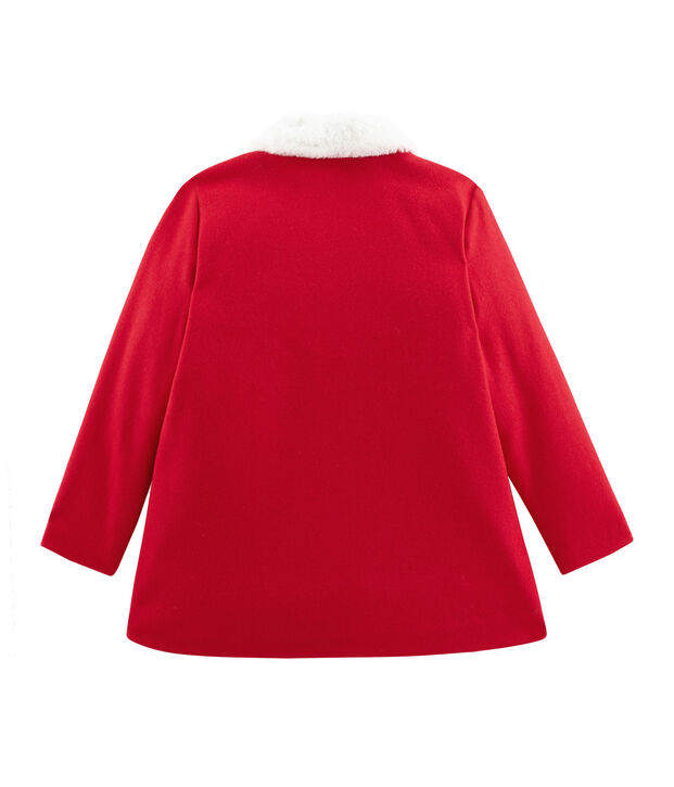 Manteau enfant fille rouge