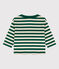 Tee-shirt manches longues bébé en coton EVERGREEN/ AVALANCHE