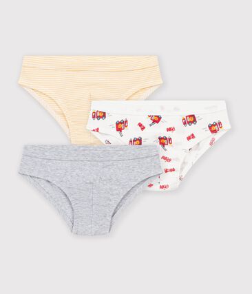 Lot de slip enfant en coton imprimé pompier