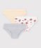 Lot de slip enfant en coton imprim&eacute; pompier multicouleur