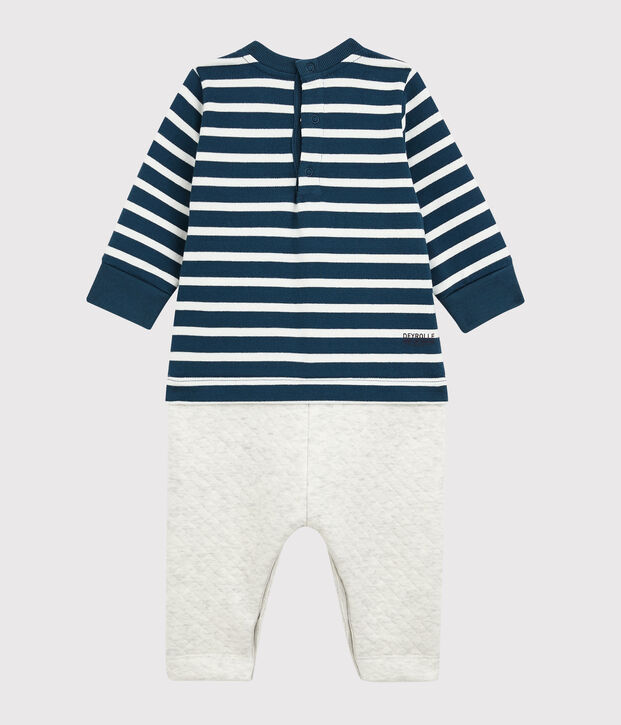 Combinaison longue Petit Bateau x Deyrolle bleu/multicouleur