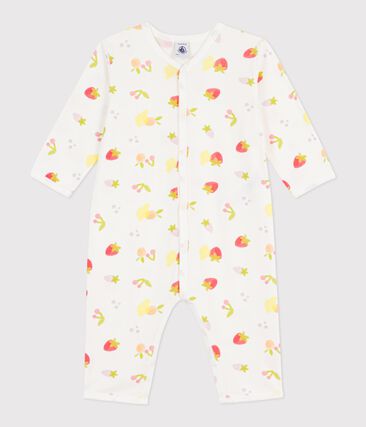 Pyjama bébé en coton sans pieds imprimé fruits