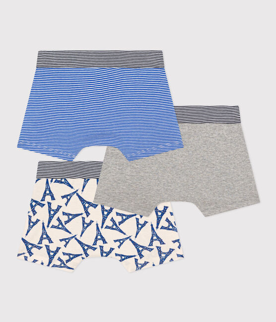 Lot de 3 boxers Paris en coton petit garçon variante 1