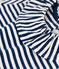 Blouse manches courtes bébé en jersey flammé rayé bleu MEDIEVAL/blanc MARSHMALLOW
