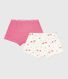 Lot de shorties enfant en coton imprimé chevaux