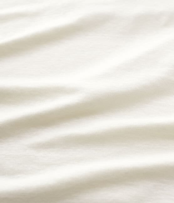 T-shirt en lin uni Femme blanc MARSHMALLOW