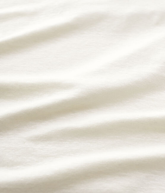 T-shirt en lin uni Femme blanc MARSHMALLOW