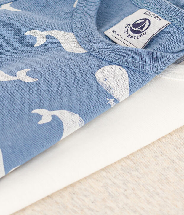 Lot de 3 bodies sans manche baleine en coton b&eacute;b&eacute; multicouleur