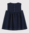 Robe sans manches bébé fille bleu JEANS
