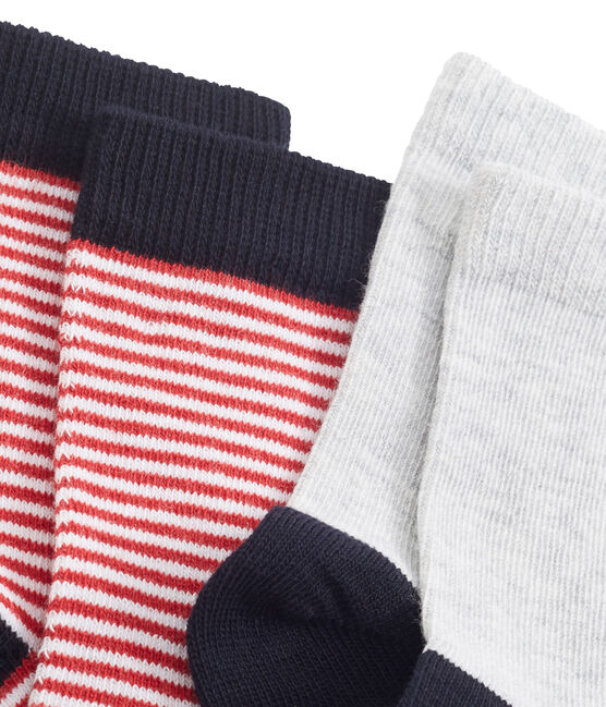 Lot de 2 paires de chaussettes enfant mixte variante 4