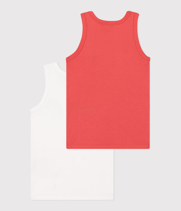 Lot de 2 d&eacute;bardeurs enfant en coton multicouleur